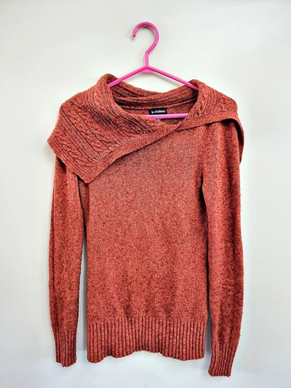 Le Chateau Cowl Neck Sweater Size Small